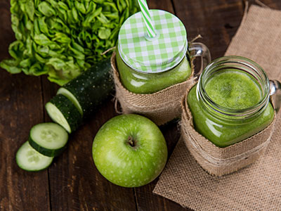 green apple for diet wellness station